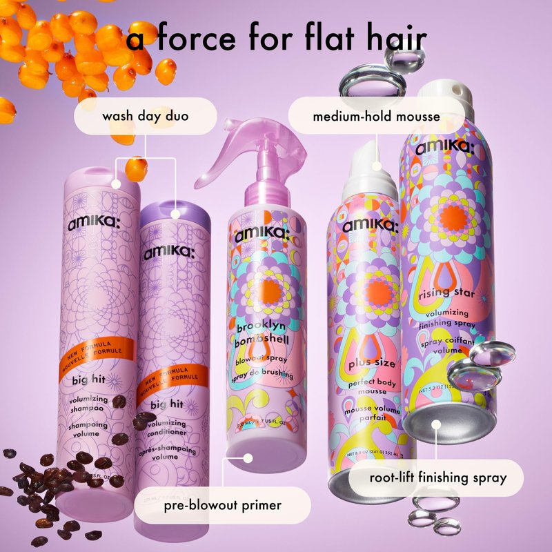 amika big hit volumizing conditioner, 275ml
