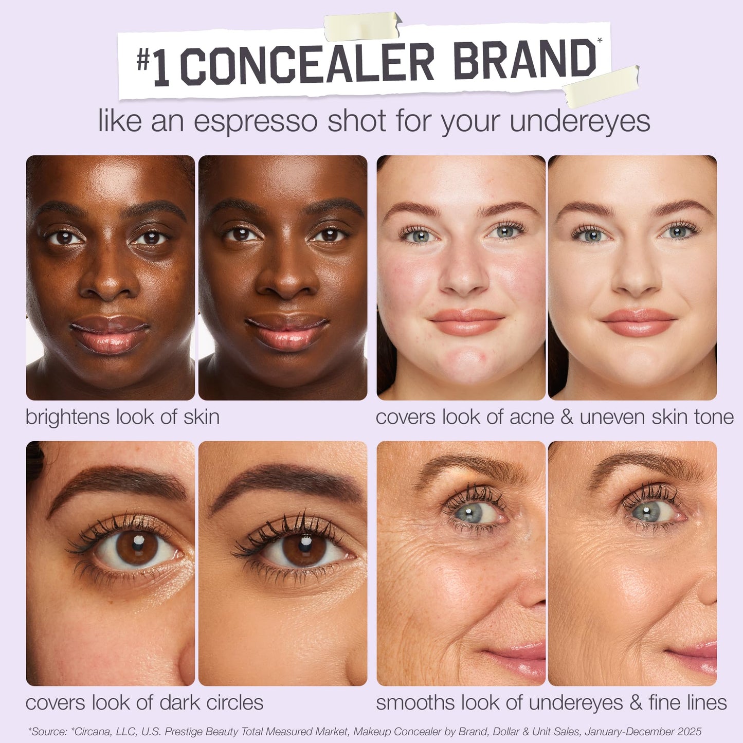 tarte shape tape creamy concealer – Full Coverage Makeup with Built-In Eye Cream, 24HR Hydrating Natural Moisturizing Matte Finish for Redness & Fine Lines, Vegan & Cruelty-Free, full size, 59H