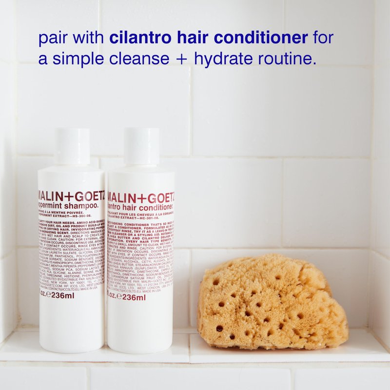 MALIN+GOETZ Shampoo Clarifying Peppermint | Daily Cleanser with Amino Acids | Vegan, Sulfate-Free & Unisex (8 Fl Oz)
