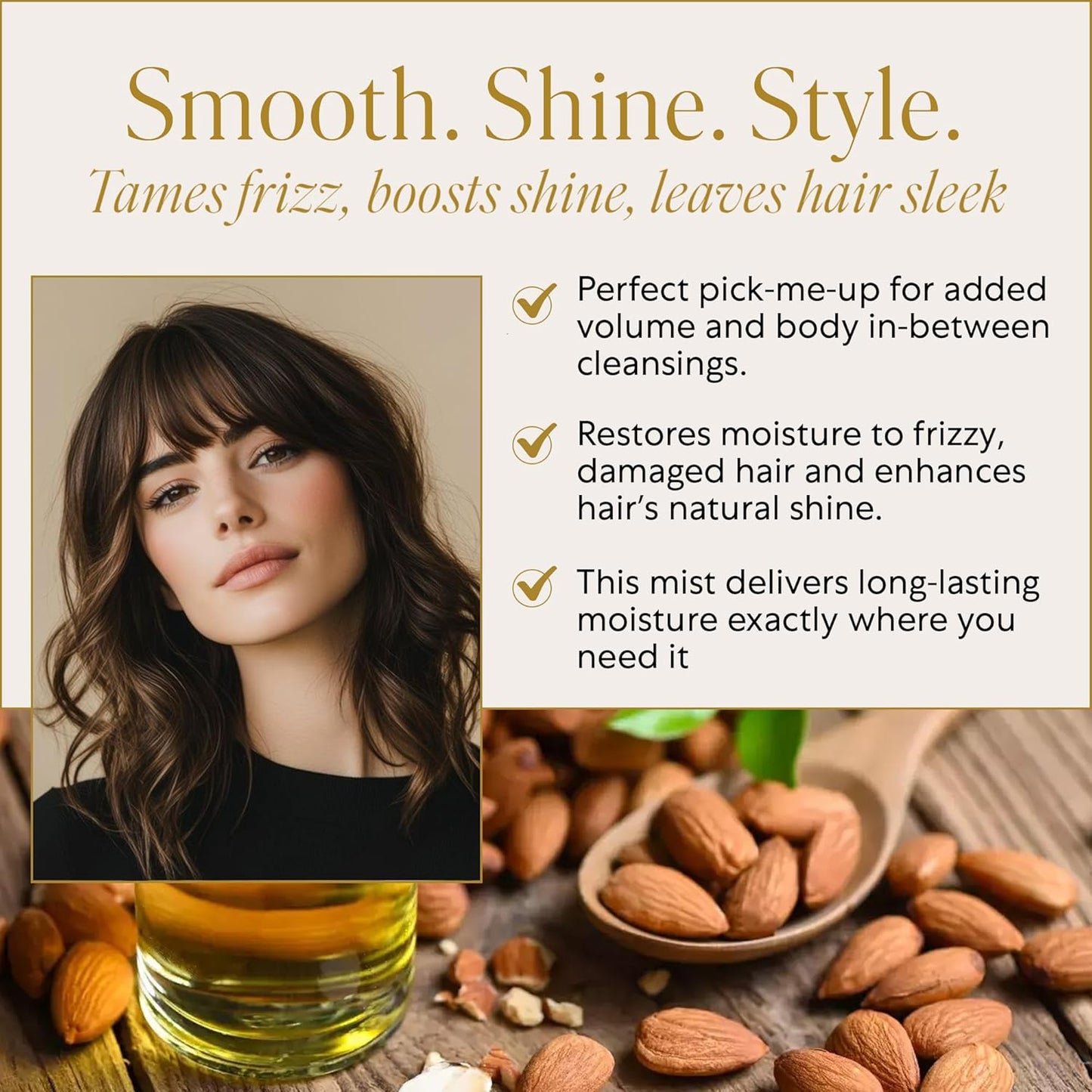 WEN by Chaz Dean Sweet Almond Mint Straightening Smoothing Gloss - 1 Fl. Oz | Frizz Control & Shine