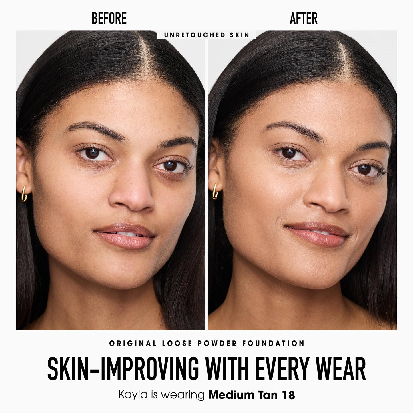 bareMinerals Original Get Started Kit 3-Piece Mineral Makeup Set, Medium Tan, Vegan, Cruelty-Free & Dermatologist-Tested