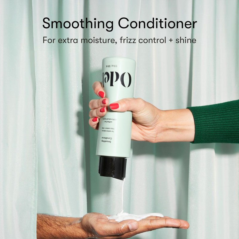 Odele Smoothing Sulfate-Free Conditioner for Extra Moisture, Frizz Control, Shine, and Straight to Curly Hair Types, 32 Fl Oz
