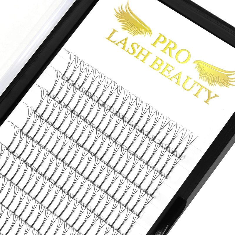 Easy Fan Volume Lashes D-0.05-14 mm Eyelash Extensions Rapid Blooming Lashes Mega Volume Lash Extensions Rapid Blooming Eyelash Extensions(D-0.05,14mm)