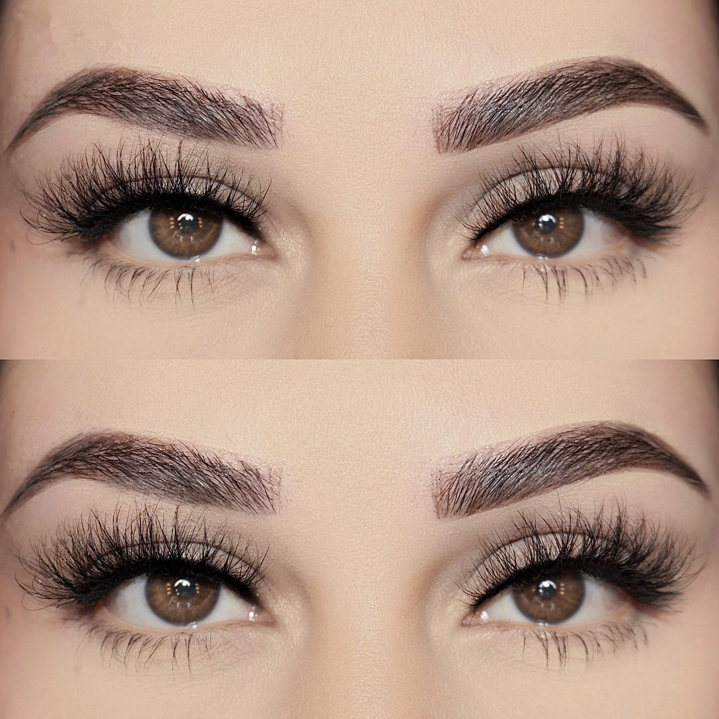 Miss Kiss 6 Pairs Lashes, Cat Eye Natural Look Volume Spike Lash, Soft Fluffy Faux Mink Eyelashes, Wispy Manga Russian C Curl Eye Lash, 3D False Lashes Strip 12 MM