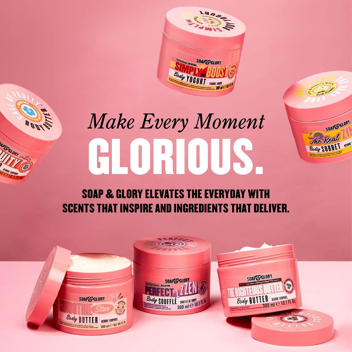 Soap & Glory Cool The Shots Plumping Lip Gloss Duo – Clear (4ml) & Pink Punch (4ml) – Hydrating & Cooling Lip Plumpers with Menthol & Vitamin E – High Shine, Vegan & Cruelty-Free