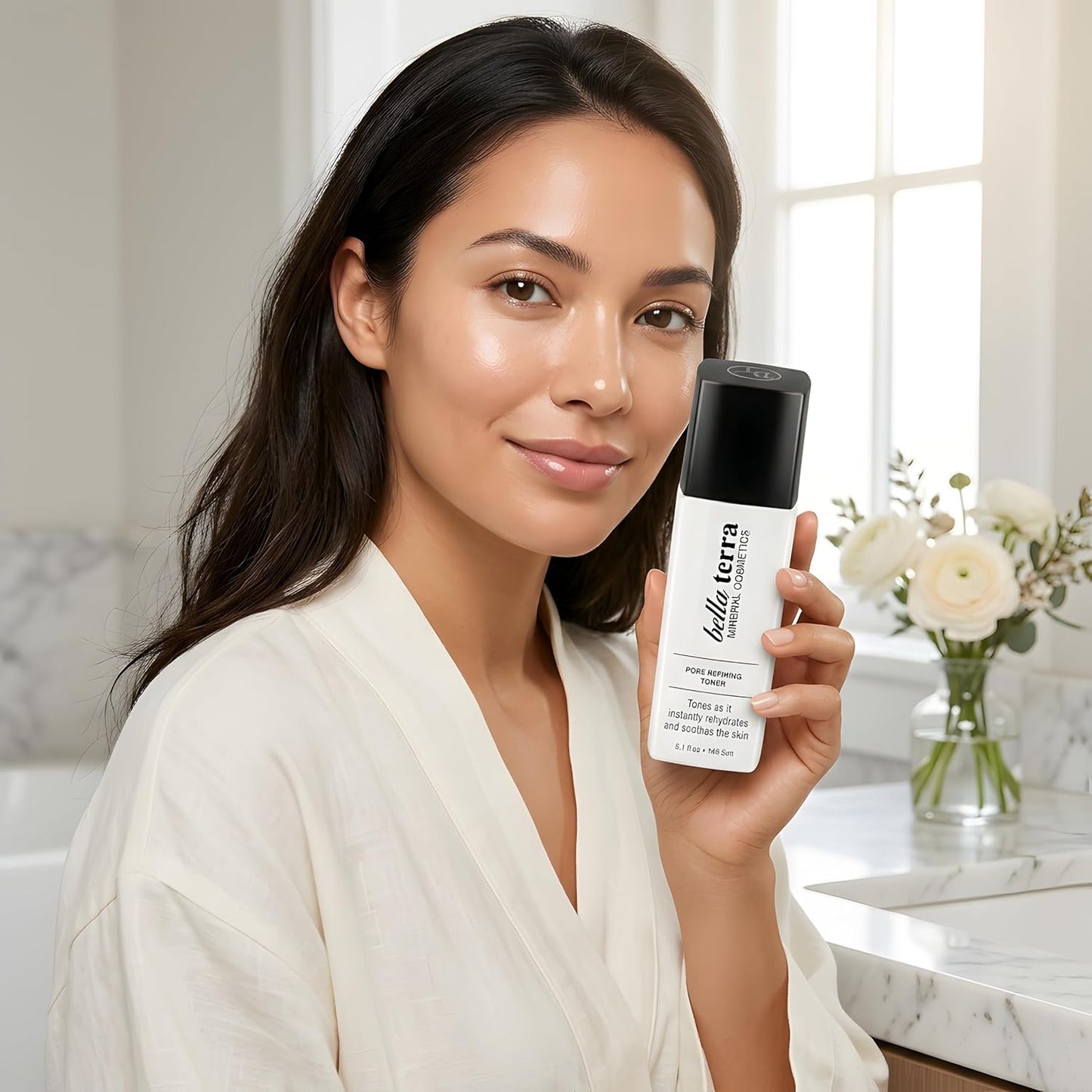 Bellaterra Cosmetics Toner - Hydrating Astringent with Salicylic Acid & Coconut Water | Pore-Refining for All Skin Types