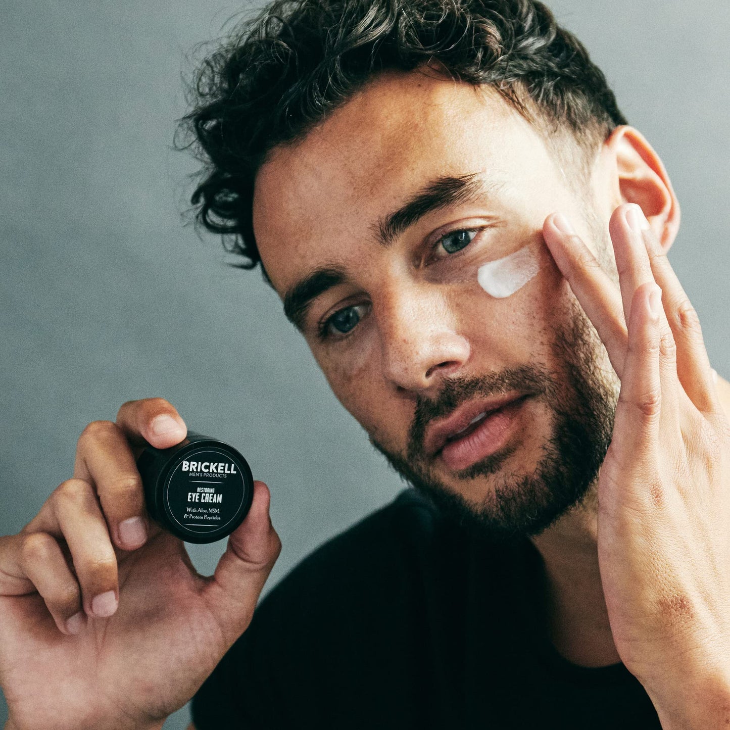 Brickell Men's Complete Defense Anti Aging Routine, Night Face Cream, Day & Night Serum, Facial Moisturizer w/SPF & Eye Cream, With Hyaluronic Acid, Peptides, and Vitamin C, Unscented