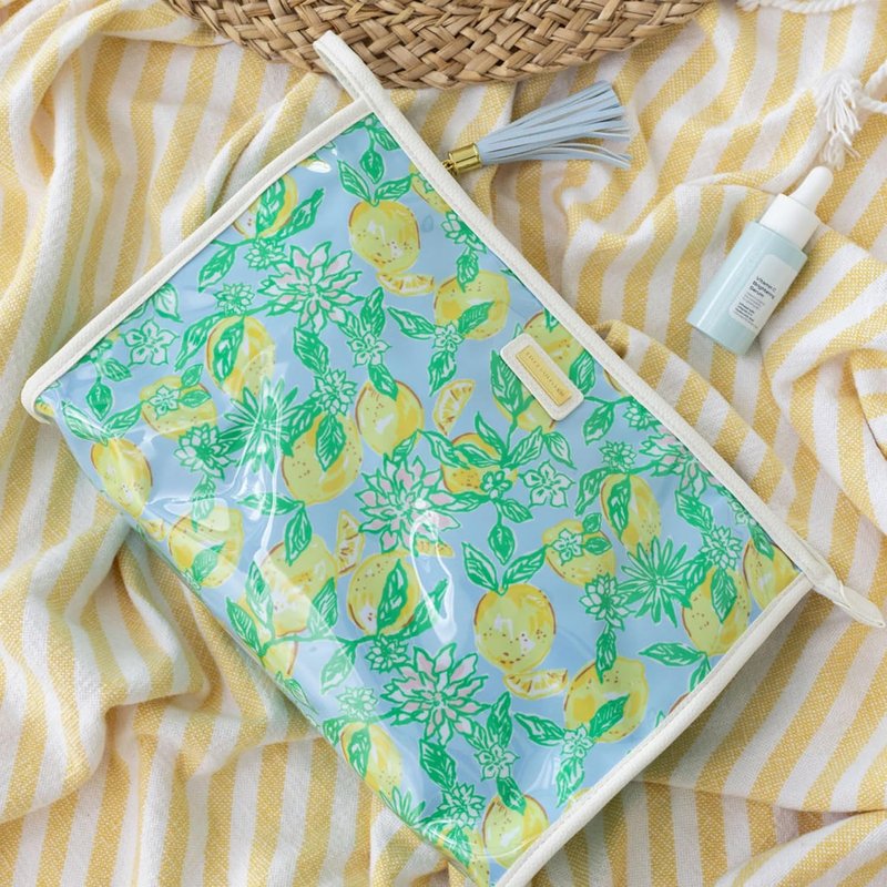 Lilly Pulitzer Makeup Bag - Stylish Travel Cosmetic Bag for Women | Zippered Toiletry Organizer
