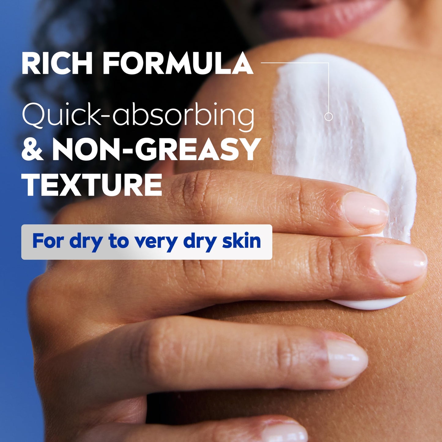 NIVEA Essentially Enriched Body Lotion for Very Dry Skin with Hyaluronic Acid, Almond Oil and Deep Nourishing Serum, 72-Hour Body Moisturizer, 33.8 Fl Oz Value Size Pump Bottle