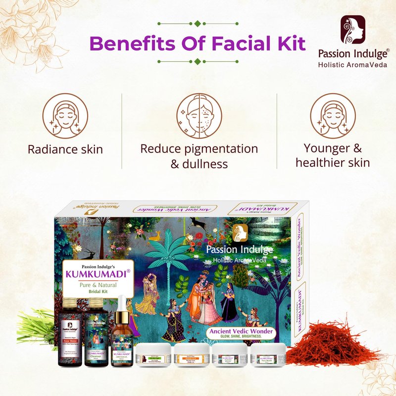 Kumkumadi Pure and Natural 7 Star Facial Kit