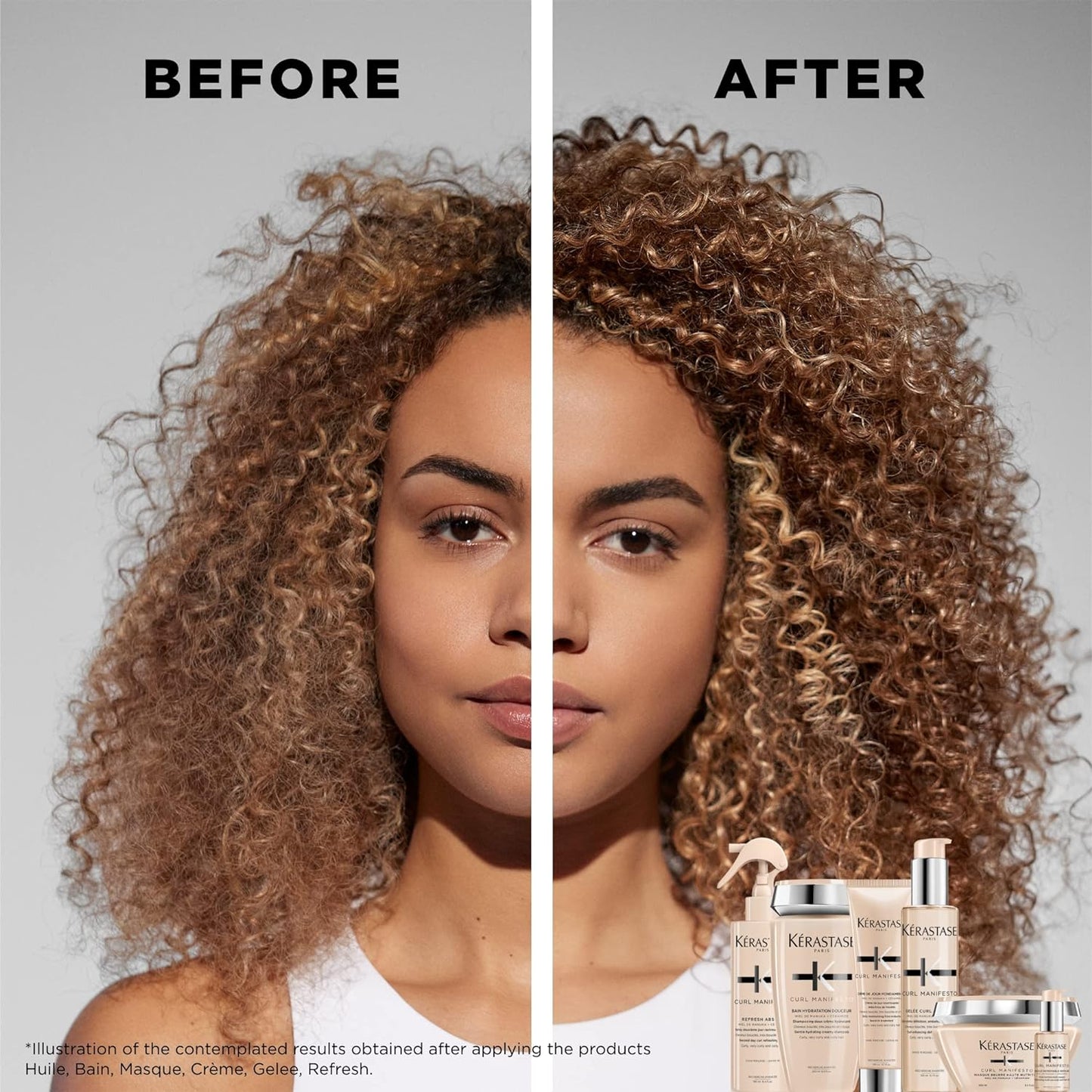 Kerastase Curl Manifesto Gelee | Enhance Curl Definition & Reduce Frizz | With Shea Butter | For All Curly Hair Types