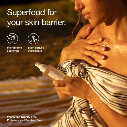 HUME SUPERNATURAL Dry Body Oil Spray - Moisturizing Oil for Dry Skin, After Shower Body Oils for Women and Men, Nourishing, Hydration, Glow, Vanilla Daze, 1-Pack