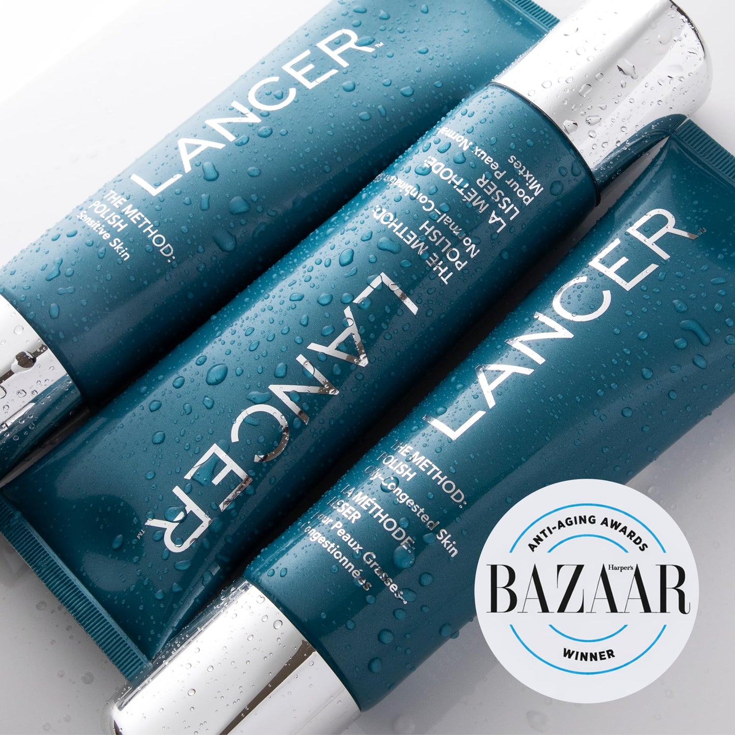 Lancer Skincare The Method: Polish Facial Exfoliator, Daily Exfoliating Face Wash with Natural Minerals, Polish Normal-Combination Skin, 2 Fluid Ounces