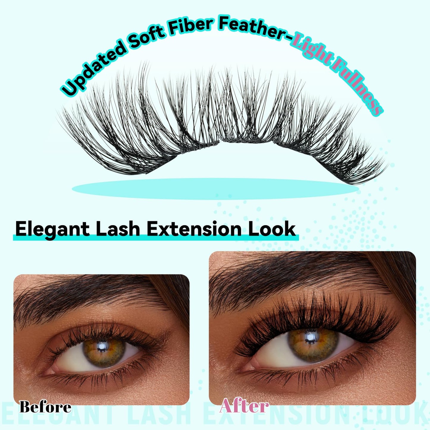 Lash Extension Kit 144pcs Lash Clusters Kit D Curl Eyelash Extension Kit with Lash Bond and Seal Waterproof Lash Glue Remover Lash Tweezers for Lash Clusters Eyelash Clusters Kit (Dusk, D-10-18mm Kit)