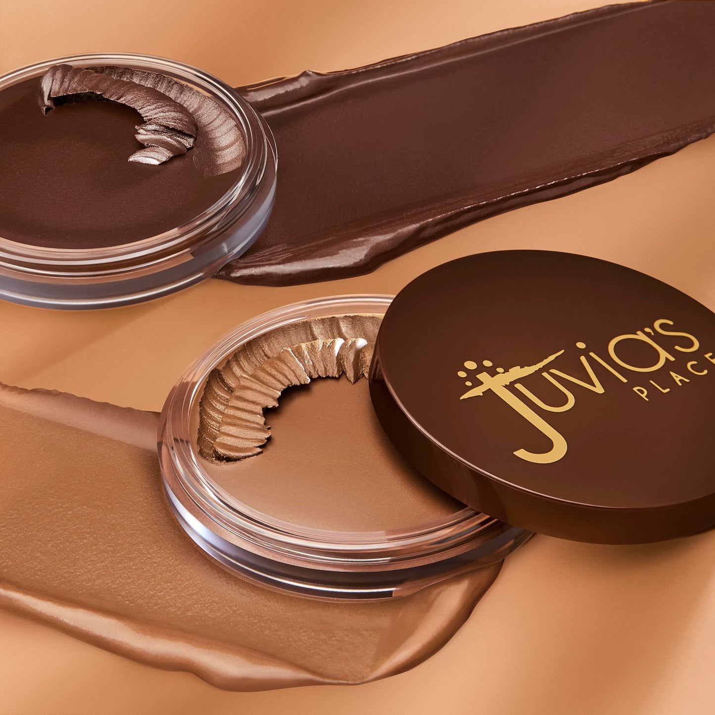 Juvia's Place Bronzed Cream Bronzer - Cocoa - Smooth Cream Bronzer Pot for Sun-Kissed Glow & Warmth, Buildable & Blendable Makeup Contour with Long-Lasting Matte Shimmer Finish, Highly Pigmented