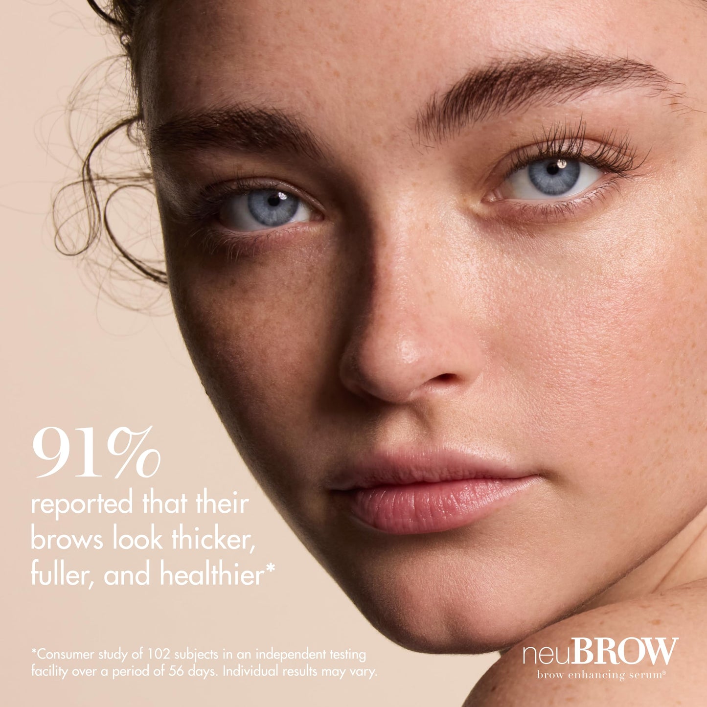 neuBROW Brow Enhancing Serum by Skin Research Laboratories - 1.5 mL Eye Brow Serum for Defined, Fuller & Thicker-Looking Hair Brows - Advanced Formula Promotes Natural & Healthy Appearance of Brows