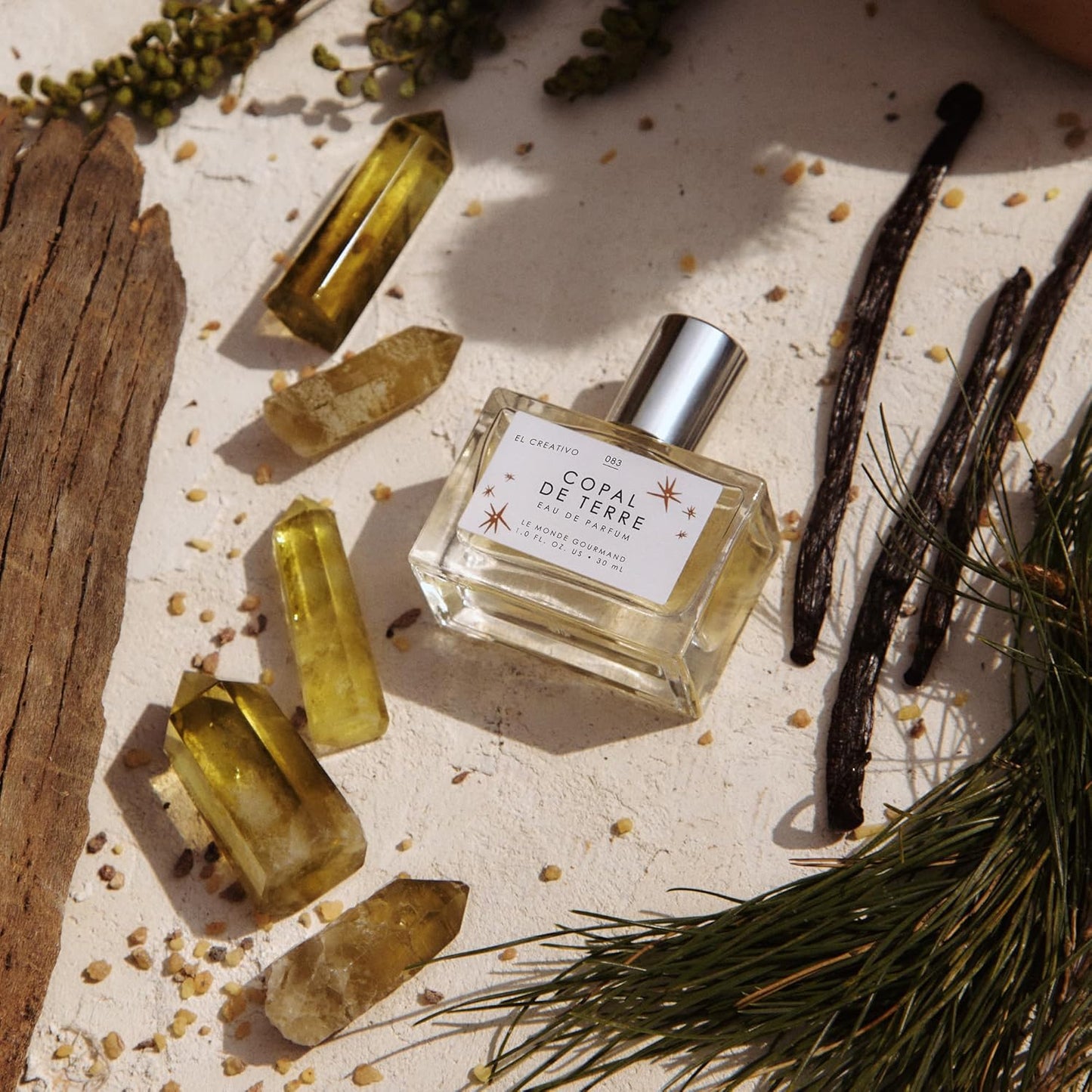 Copal de Terre Eau de Parfum Spray for Women - Golden Copal, Blue Cypress & Mexican Vanilla | 1 fl oz (30 ml)