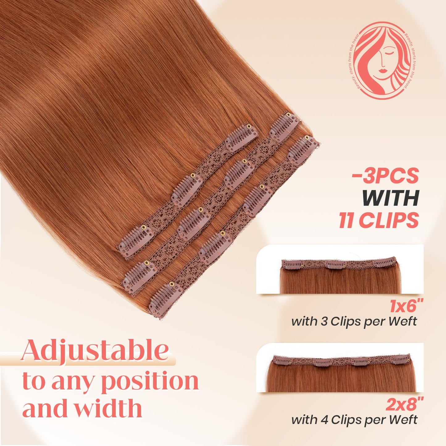 Elailite Short Clip in Hair Extensions Real Human Hair 10 Inch 56g 3PCS Lace Weft Remy Hairpieces for Women Burgundy