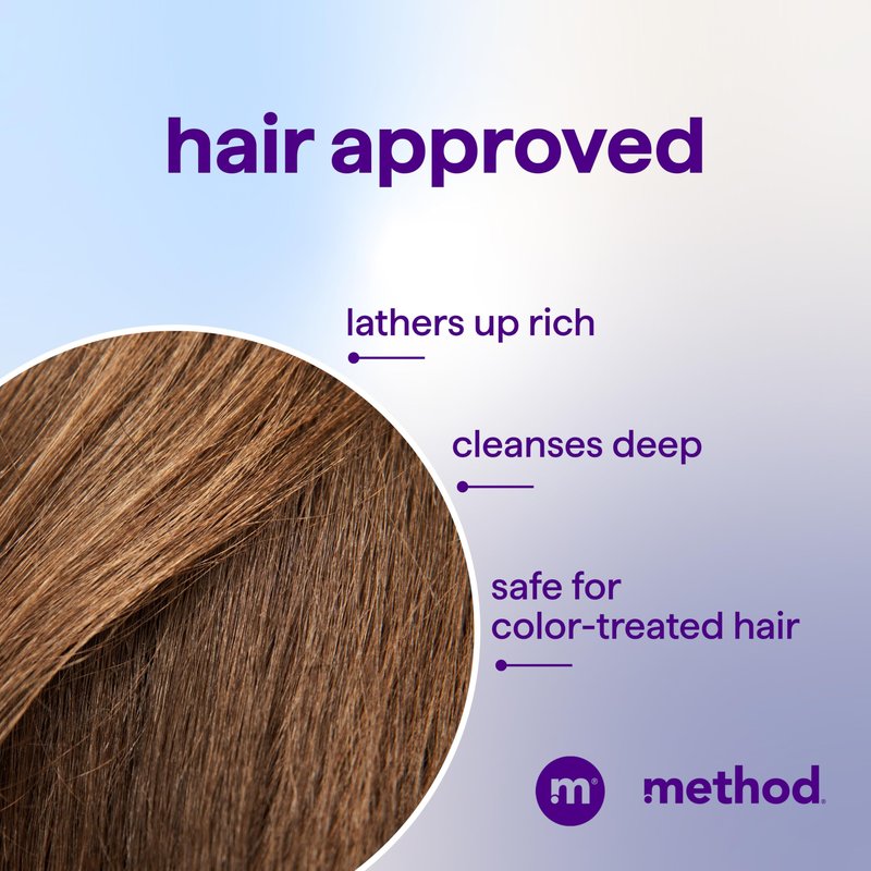 Method Moisturizing Shampoo, Simply Nourish - Hydrates and Revives Dry Hair, Safe for Color-Treated Hair – Sulfate Free and Cruelty Free - 14 oz