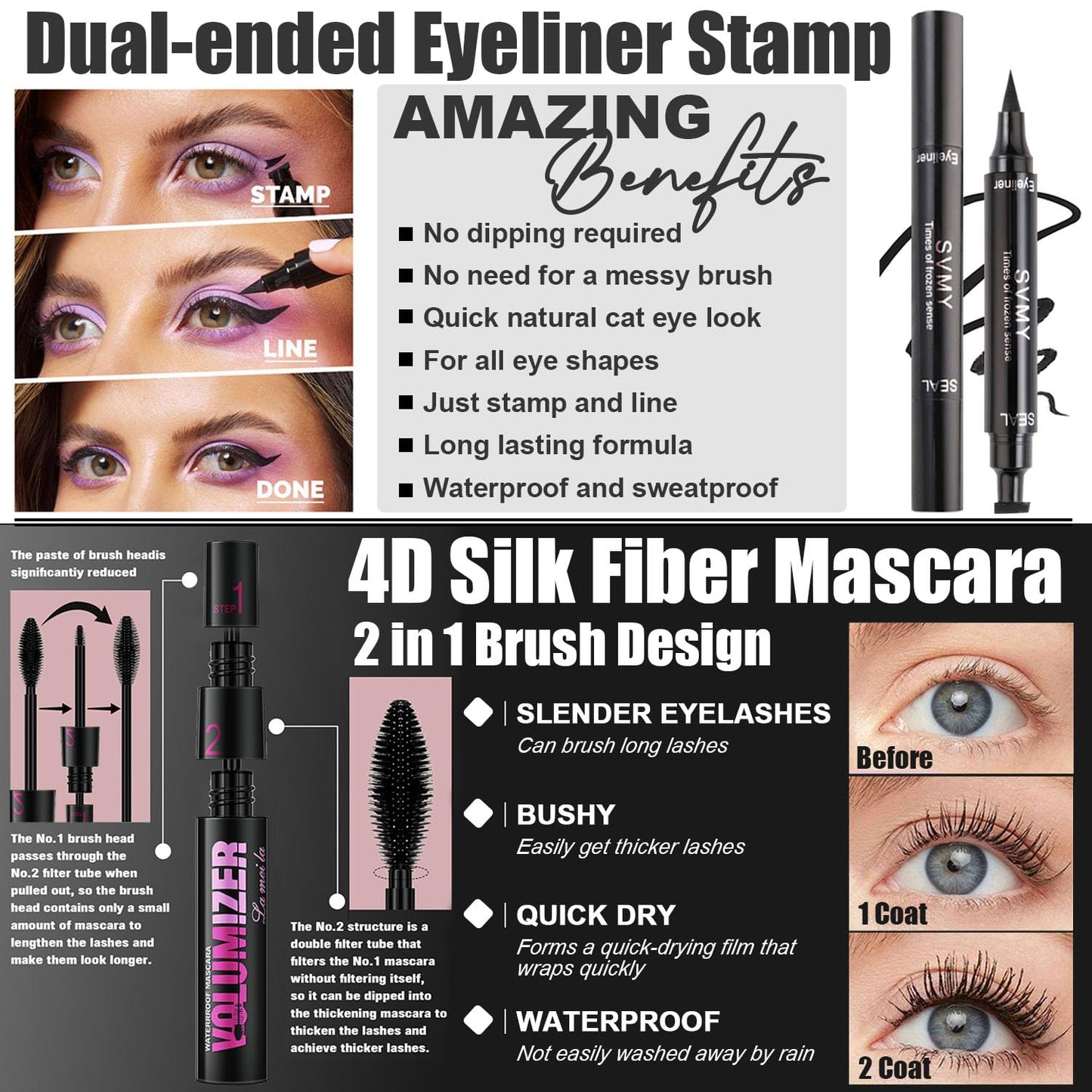 All-in-One Makeup Kit for Women - Complete Travel Gift Set with Eyeshadow, Foundation, Lipstick & More | Perfect for Teens & Girls