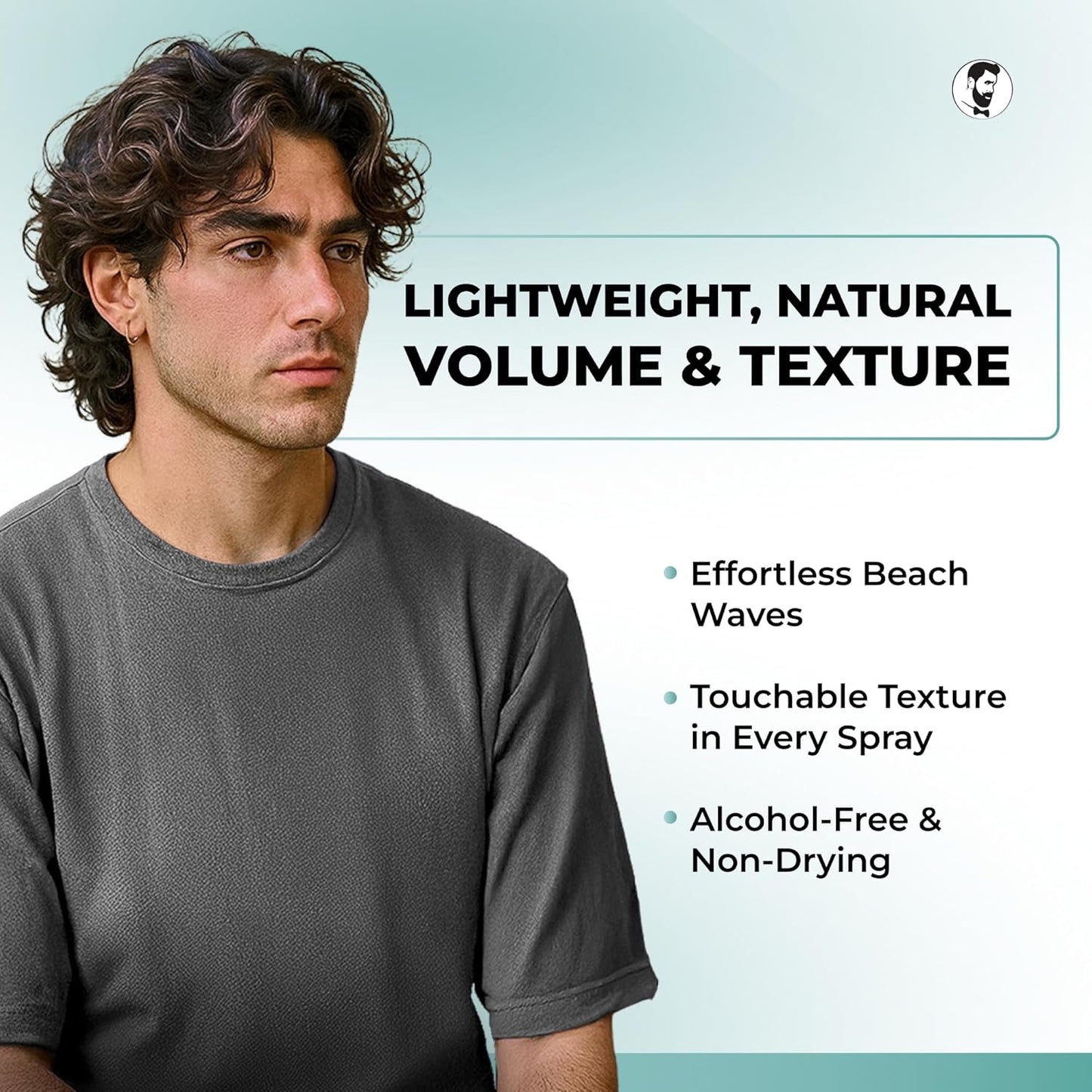 Sea Salt Spray for Hair - Texturizing Spray with Dead Sea Salt, Vitamin E & Kelp - Adds Volume & Texture | 8 oz