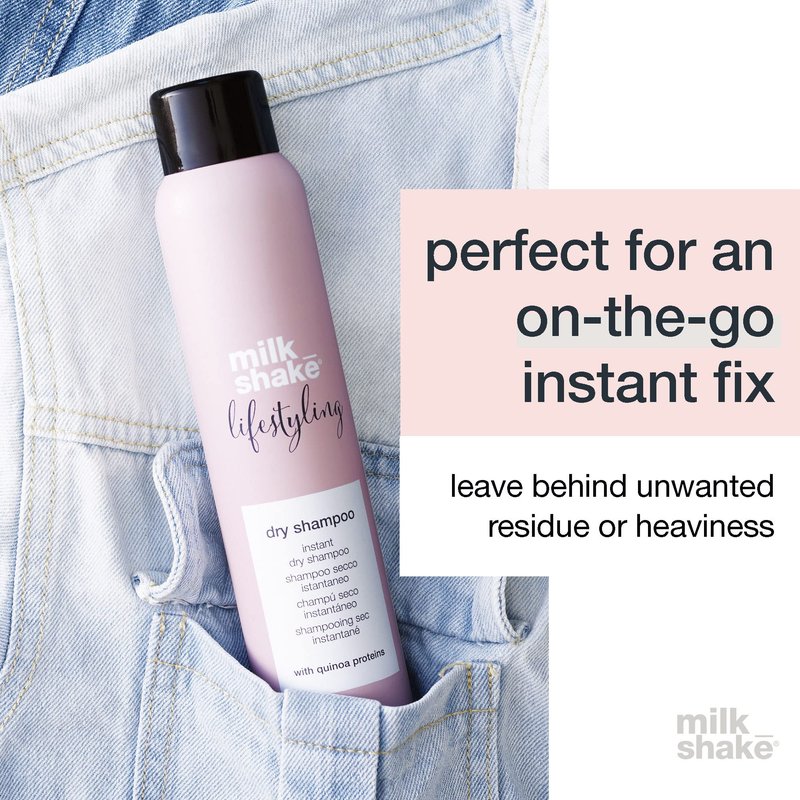 milk_shake Lifestyling Dry Shampoo - Instant Dry Shampoo for Women For Flat, Dry or Oily Hair - 4.7 Fl OZ