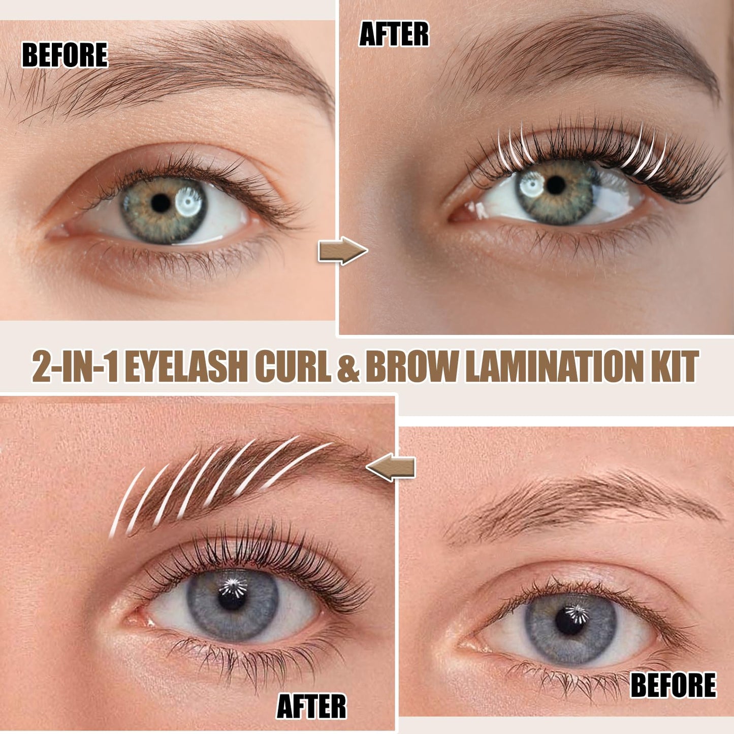 Lash Lift Kit, 2026 Upgraded Eyelash Perm Kit with Lasting Curling, Perming, Lifting & Natural Look, Semi-Permanent Salon Grade DIY Curling Perming Wave, Easy for Beginner & Professional