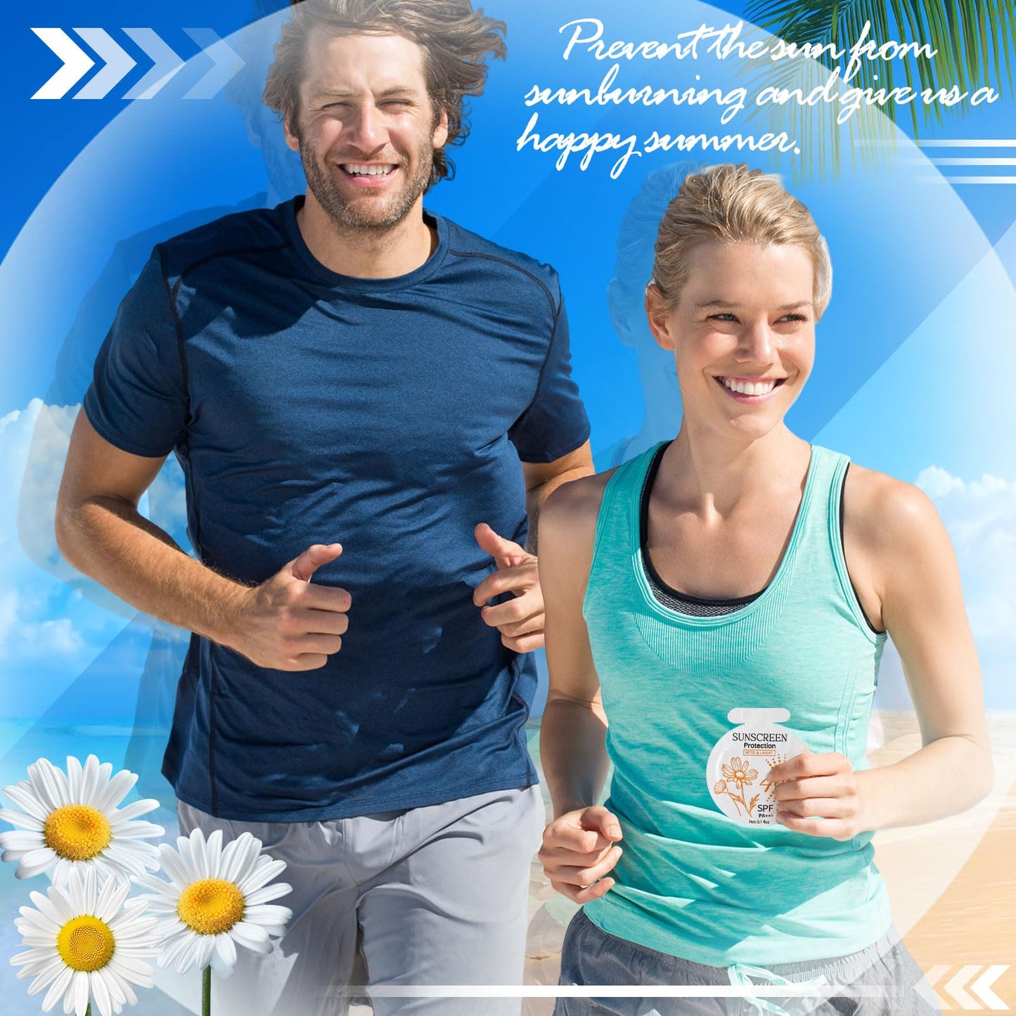 Heigble 100 Pcs Sunscreen Bulk Mini Travel Size Sunscreen Packets SPF 46+ Summer Party Gifts for Women Girl