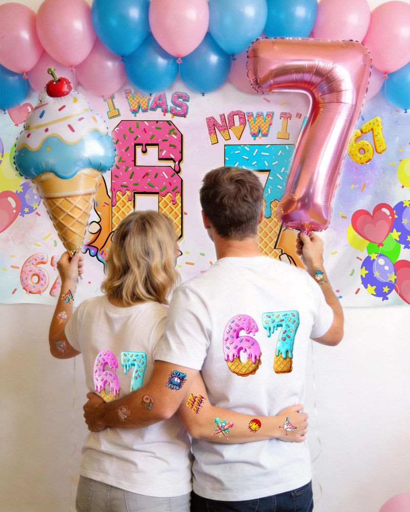 YanZonic 166Pcs Drip Baseball Temporary Tattoos - 6 7 Pink Baseball Theme Party, Ice Cream Drip Party Decorations, Baseball Drip Party Gift, 15 Sheets 48 Styles