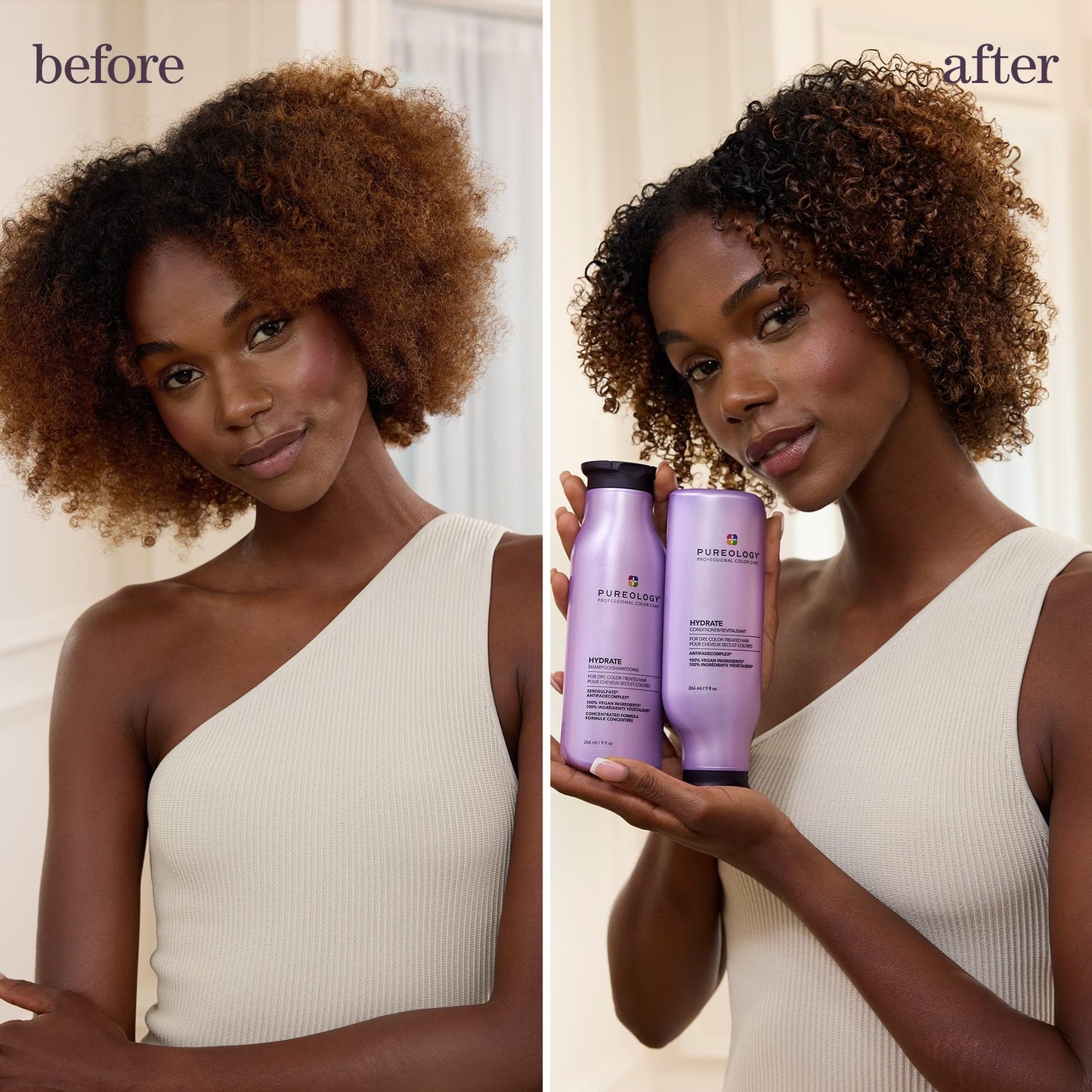 Pureology Hydrate Moisturizing Shampoo & Conditioner Set, 33.8 Fl Oz