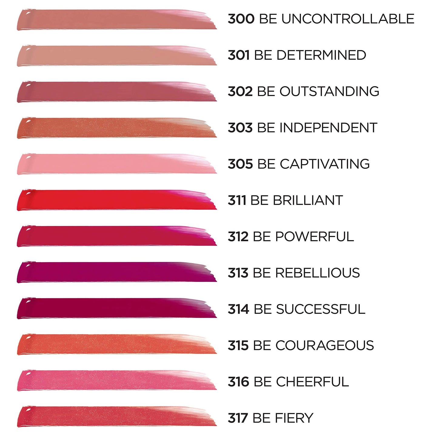 L'Oreal Paris Brilliant Signature Shiny Lip Stain Lipstick, Be Outstanding 0.21 Fl Oz.