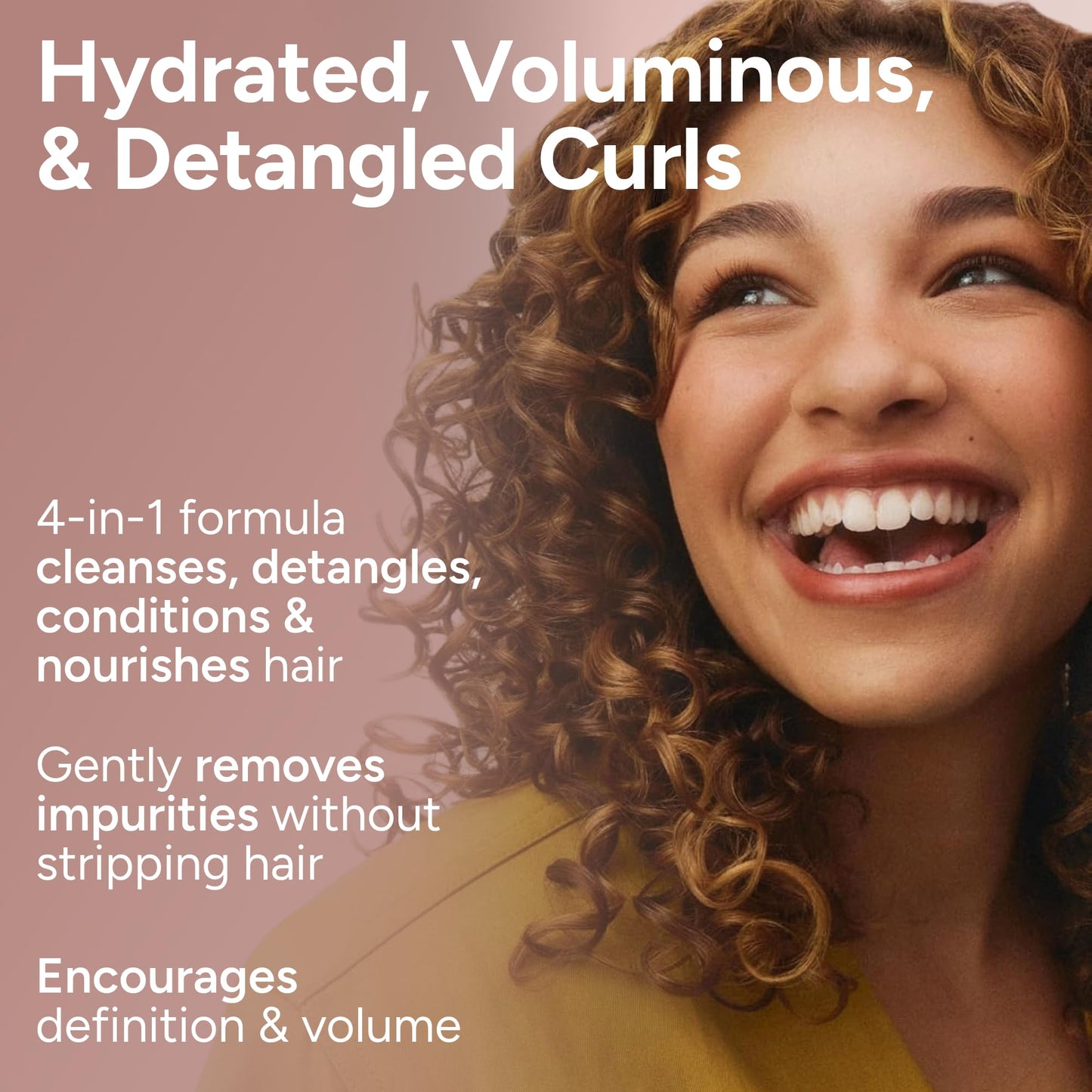 Ouidad Curl Shaper Double Duty Weightless Cleansing Conditioner, 16 Fl Oz, 94116
