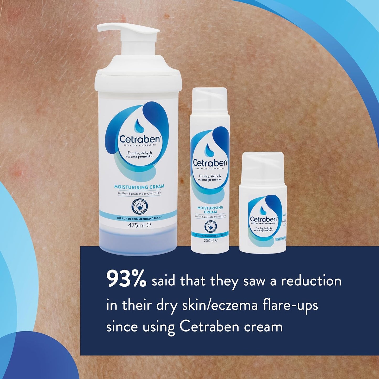 Cetraben Moisturizing Cream - Hydrating Skin Relief | 200ml Size