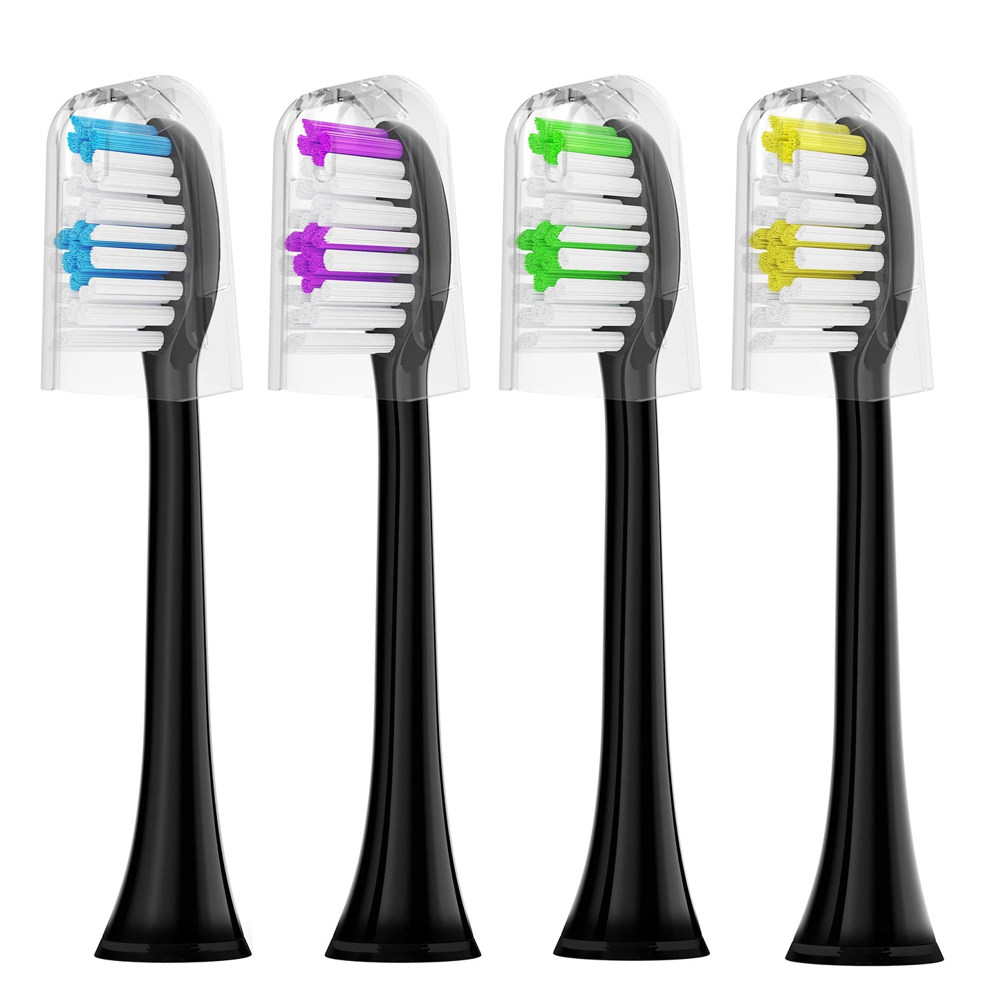 Acteh Toothbrush Replacement Heads Compatible with Acteh, JetWave UV, Sonic Edge, eBrush Models (8 Pack White)