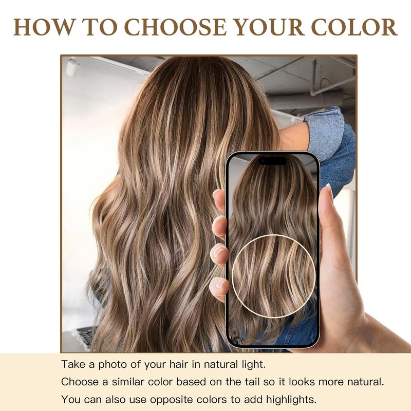 Sunfly Tape in Human Hair Extensions 16 Inch Balayage Chocolate Brown to Caramel Blonde 50g Human Hair Extensions Tape Ins 20pcs