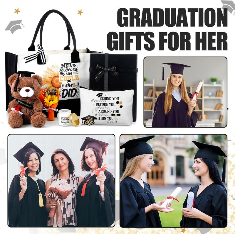 Graduation Gifts for Women | 10-Pc Gift Basket for Class of 2026 | Perfect for Daughters, Sisters & Friends