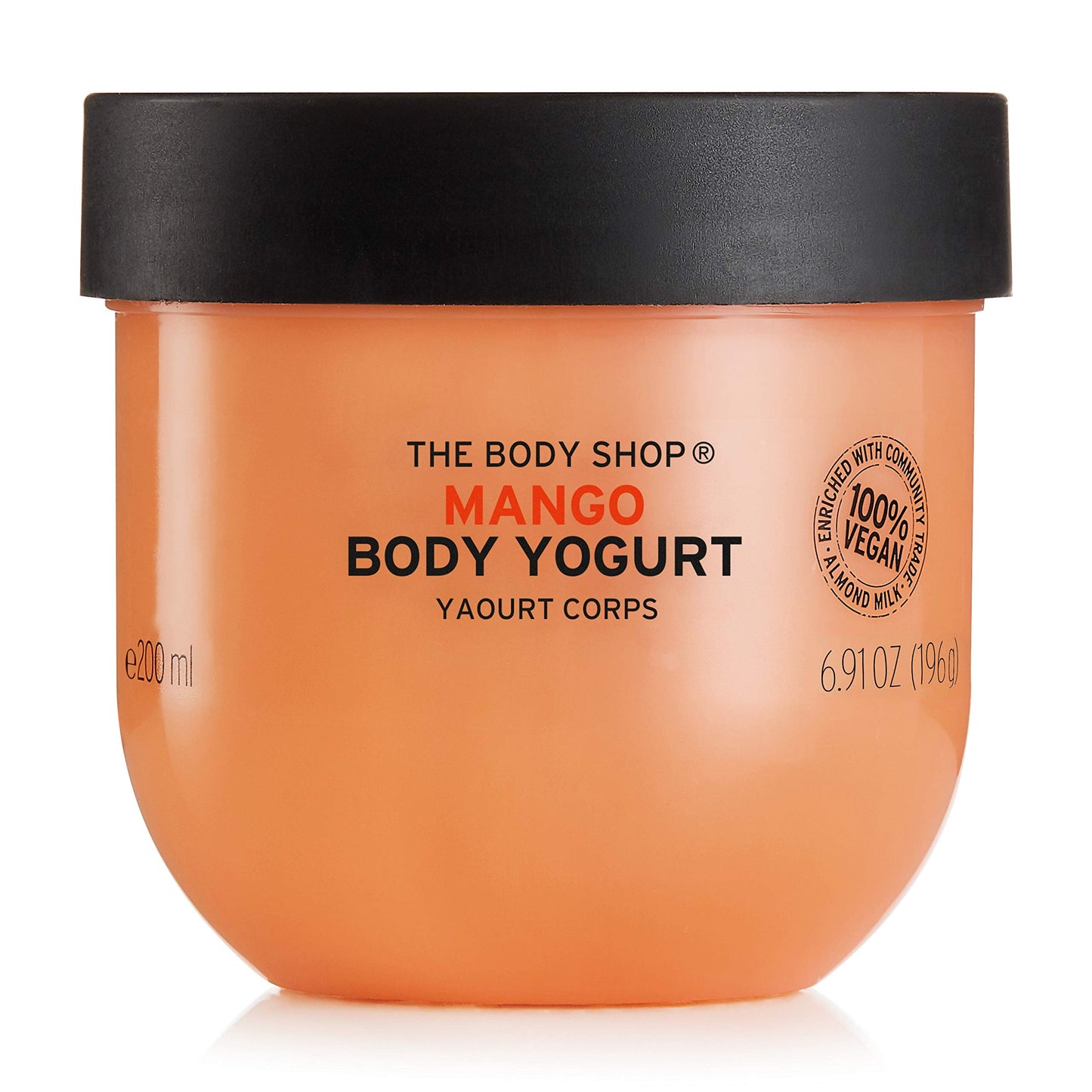 The Body Shop Mango Body Yogurt, 48hr Moisturizer, 100% Vegan, 6.98 Fl Oz