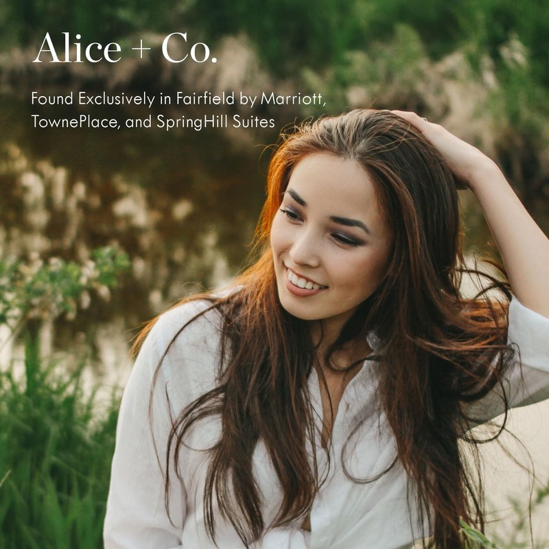 Alice + Co. Shampoo & Conditioner | Lavender & Eucalyptus | Fairfield by Marriott | Hotel Bath Amenities | 8.5 oz Bottles | Hair Care Set