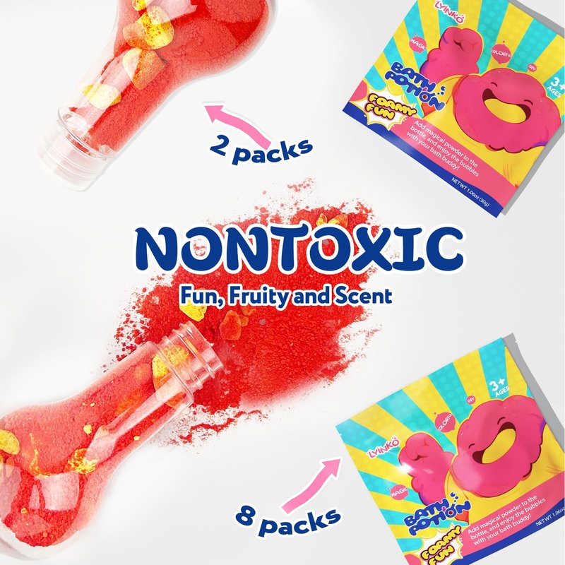Bath Bomb Potions, 16 Pack Fizzy Bubble Bath Explosions