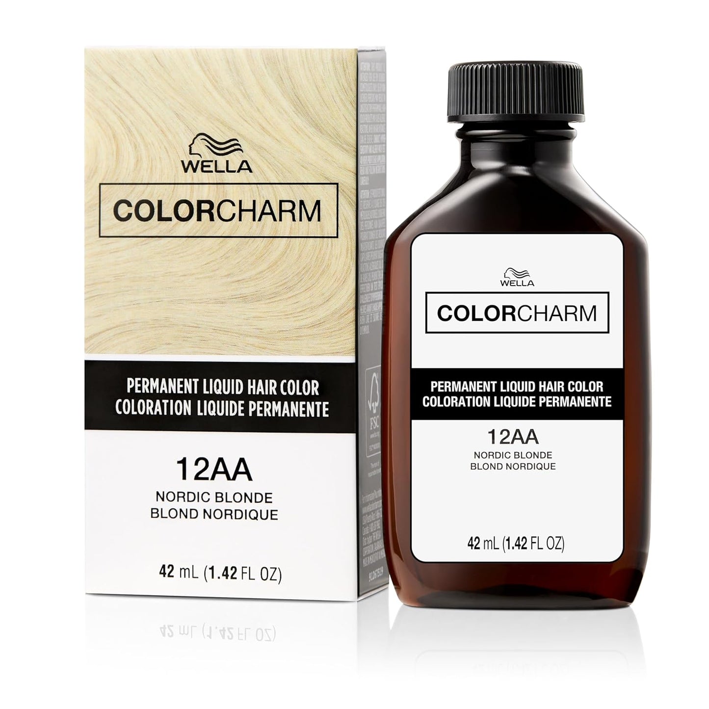 WELLA Color Charm Permanent Hair Color - Ash Blonde for Gray Coverage | Long-Lasting Formula