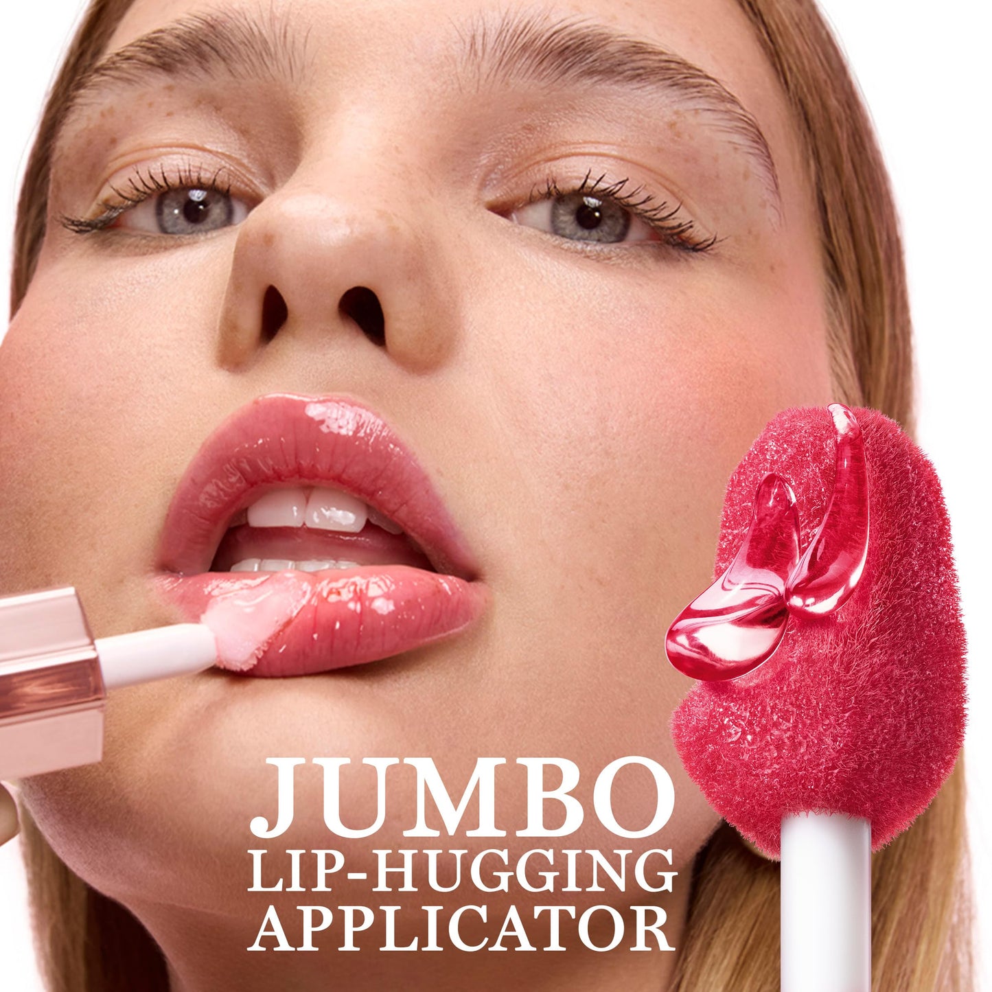 Lancôme Lip Idôle JuicyTreat Oil-in-Gloss -24HR Hydrating Gloss with Squalane for Instant Shine - 16 Pinky Promise