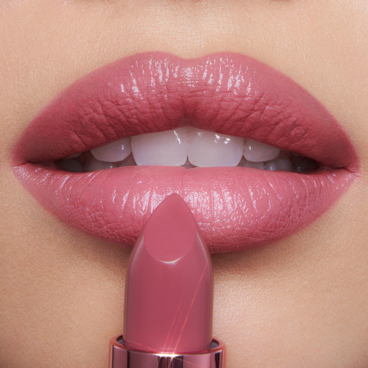 Charlotte Tilbury Iconic Hollywood Lip Trio - Limited-Edition Lipstick Gift Set Featuring K.I.S.S.I.N.G Shades - Moisturizing, Flattering Travel Size Lipsticks