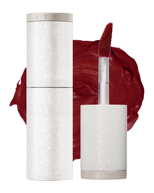H HEVVY HEVVYMAKEUP Blurring Effect Lip Tint - Airy Velvet Matte Lips - Vegan, Longwear, Vibrant, Buildable Creamy Soft Texture - Korean Lip Makeup, Bloody Kiss, 0.13 fl.oz.
