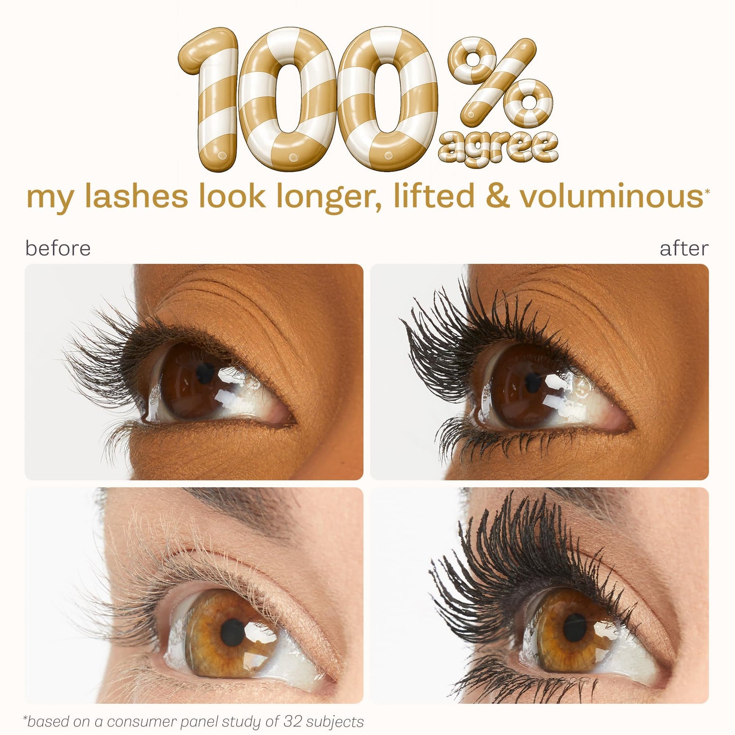 tarte tartelette XL tubing mascara – Lash Extensions in a Tube with Peptide, Extra-Bold Buildable Length & Volume, Smudge-Proof Longwear, Easy-to-Remove, Vegan & Cruelty-Free, full size, black