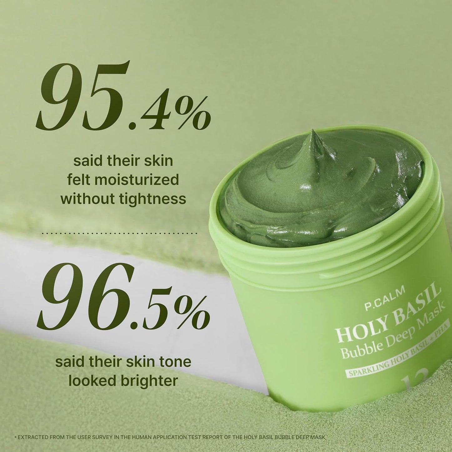 Viral Holy Basil Bubble Mask - Deep Cleansing Pore Treatment + Dual Brush Set | Carbonated Water & Holy Basil