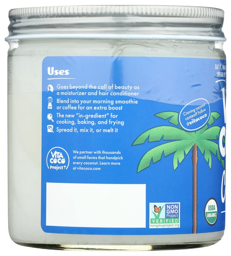 Vita Coco Organic Virgin Coconut Oil, 14 Ounce