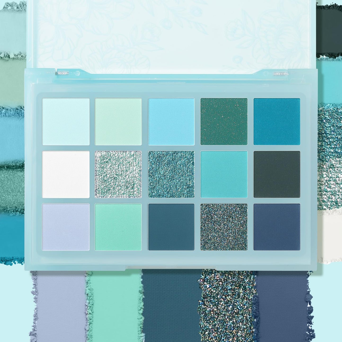UCANBE 15 COLORS MAKEUP EYESHADOW