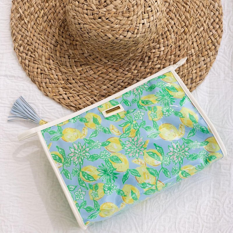 Lilly Pulitzer Makeup Bag - Stylish Travel Cosmetic Bag for Women | Zippered Toiletry Organizer