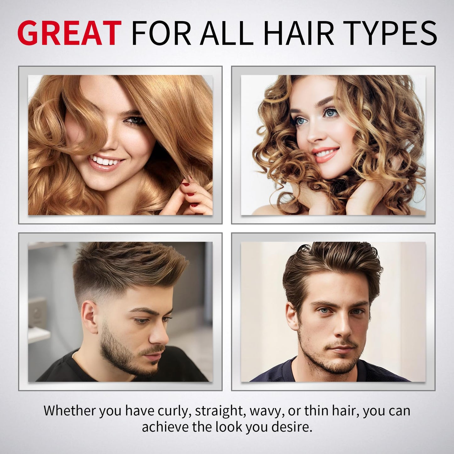 ZHISHUDL Hair Texture Powder for Men & Women, Texturizing and Volumizing Styling Powder Matte Finish Adds Volume & Texture, Root Lifting, Lightweight All Day Hold, No Residue, Pack of 2