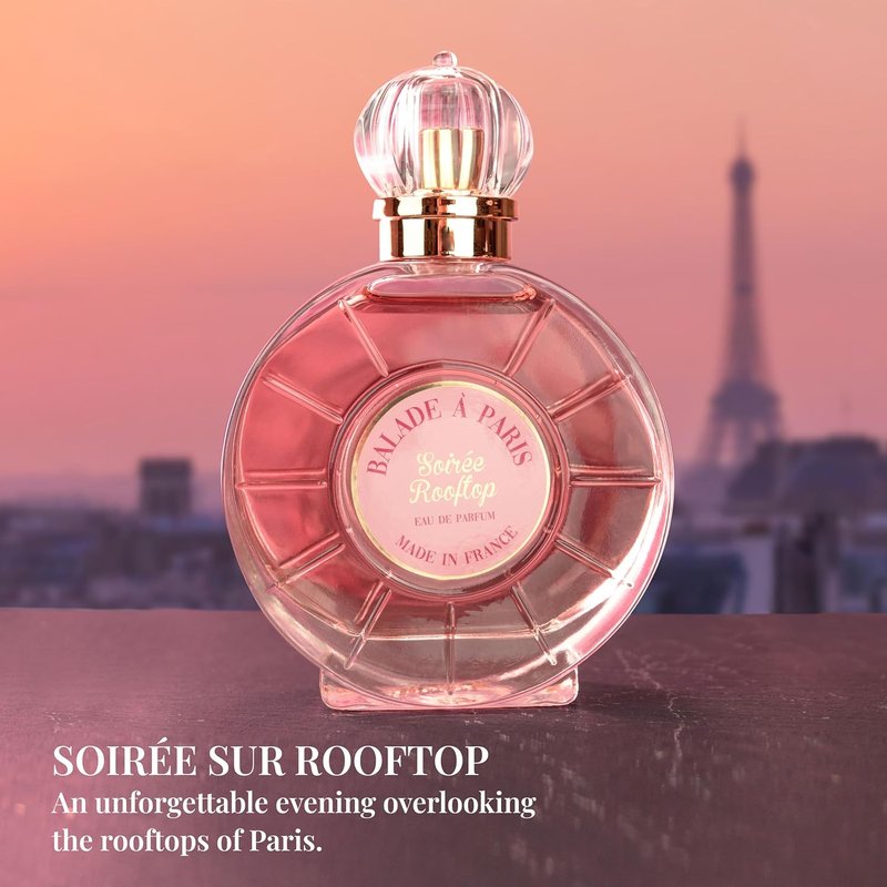 Balade À Paris Eau De Parfum - Fresh Floral Spray Perfume for Women | Notes of Pear & Pink Pepper - 3.38 Fl. Oz